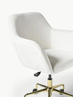 Samt-Schreibtischstuhl Lucie