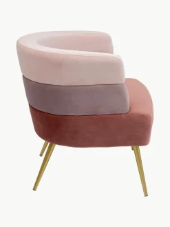 Samt-Sessel Sandwich im Retro-Design