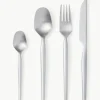 Satiniertes Besteck-Set Dorotea, 4 Personen (16-tlg.)