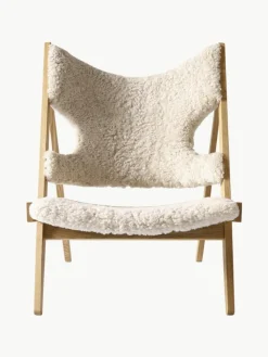 Schaffell-Loungesessel Knitting