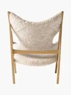 Schaffell-Loungesessel Knitting