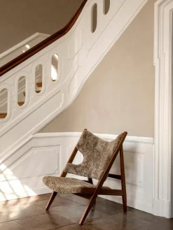 Schaffell-Loungesessel Knitting