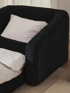 Schlafsessel Eliot aus Teddy-Bouclé