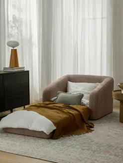 Schlafsessel Eliot aus Teddy-Bouclé