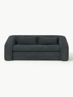 Schlafsofa Eliot (2-Sitzer) aus Teddy-Bouclé