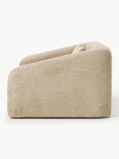 Schlafsofa Eliot (2-Sitzer) aus Teddy-Bouclé