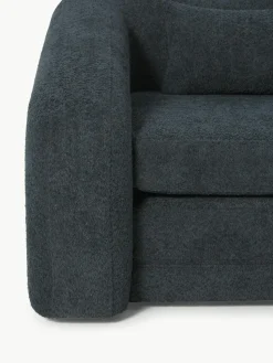 Schlafsofa Eliot (2-Sitzer) aus Teddy-Bouclé