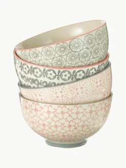 Schälchen Cécile mit kleinem Muster, 4er-Set