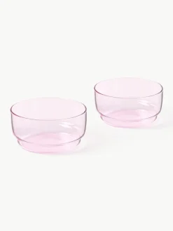 Schälchen Torino aus Borosilikatglas, 2 Stück