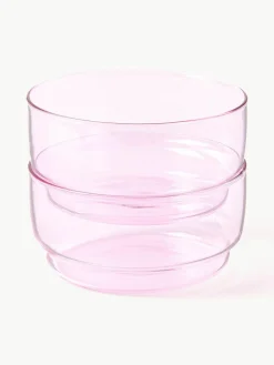 Schälchen Torino aus Borosilikatglas, 2 Stück