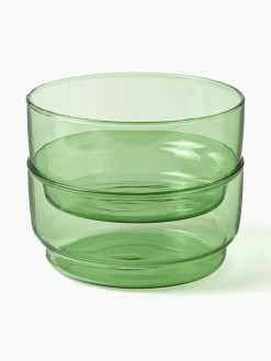 Schälchen Torino aus Borosilikatglas, 2 Stück