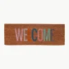 Schmale Fußmatte Welcome
