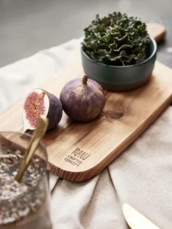 Schneidebrett Raw aus Teakholz