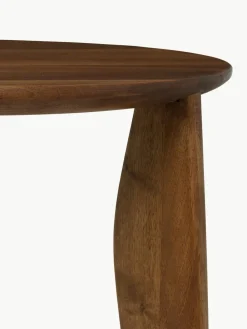 Schreibtisch Feve aus Walnussholz in organischer Form