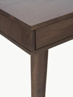 Schreibtisch Tova aus Massivholz mit Schublade