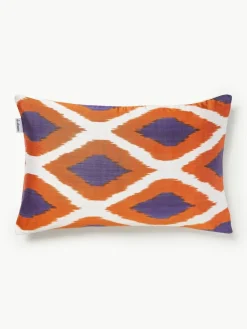 Seiden-Kissenhülle Silky mit abstraktem Muster