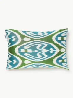 Seiden-Kissenhülle Silky mit abstraktem Muster