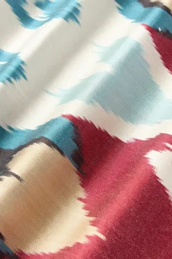 Seiden-Kissenhülle Silky mit abstraktem Muster