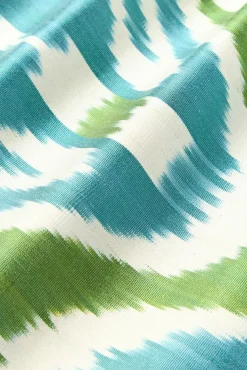 Seiden-Kissenhülle Silky mit abstraktem Muster