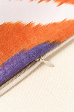 Seiden-Kissenhülle Silky mit abstraktem Muster