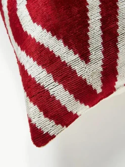 Seidensamt-Kissenhülle Velvety mit abstraktem Muster