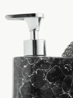 Seifenspender-Set Bubble in Marmor-Optik, 2er-Set