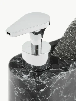 Seifenspender-Set Bubble in Marmor-Optik, 2er-Set
