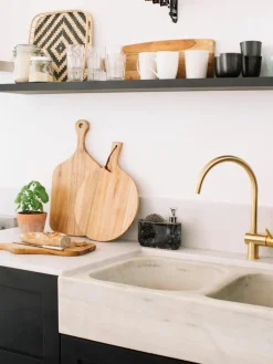 Seifenspender-Set Bubble in Marmor-Optik, 2er-Set