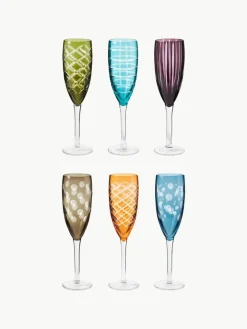 Sektgläser Cuttings, 6er-Set