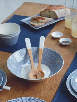 Servierschüssel Pacific Blue aus Porzellan