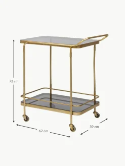 Servierwagen Orabel mit Glasplatten