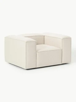 Sessel Lennon aus Leinen-Mix