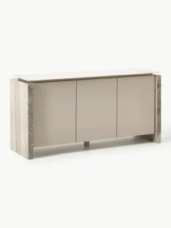 Sideboard Bruce aus Marmor und Metall