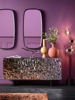 Sideboard Caldera aus Edelstahl