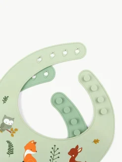 Silikon-Lätzchen Forest Friends, 2er-Set