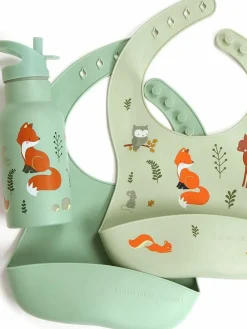 Silikon-Lätzchen Forest Friends, 2er-Set