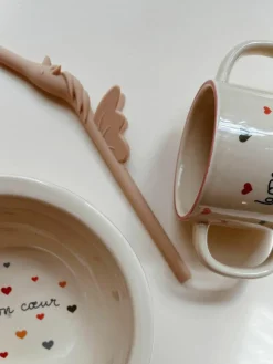 Silikon-Strohhalme Unicorn, 4er-Set