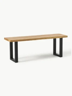 Sitzbank Oliver aus Eichenholz, in verschiedenen Größen