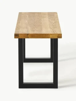 Sitzbank Oliver aus Eichenholz, in verschiedenen Größen