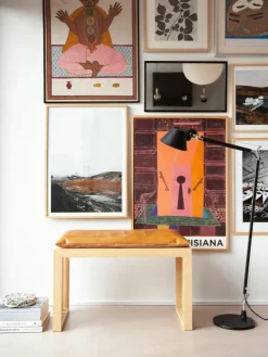 Sitzbank Rib aus Bambusholz