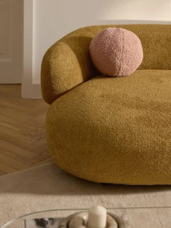 Sofa Alba (3-Sitzer) aus Teddy-Bouclé