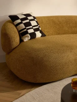 Sofa Alba (2-Sitzer) aus Teddy-Bouclé