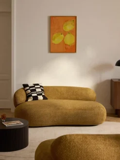 Sofa Alba (2-Sitzer) aus Teddy-Bouclé