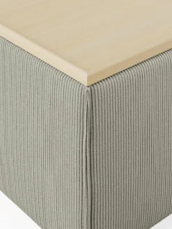 Sofa-Hocker Lennon aus Cord mit Stauraum