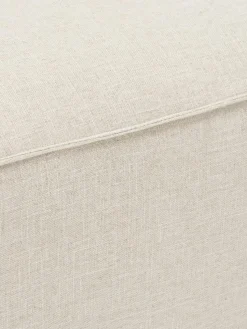 Sofa-Hocker Lennon aus Leinen-Mix