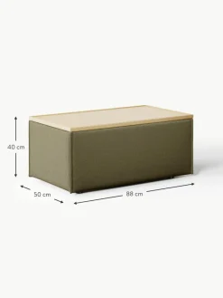Sofa-Hocker Lennon mit Stauraum