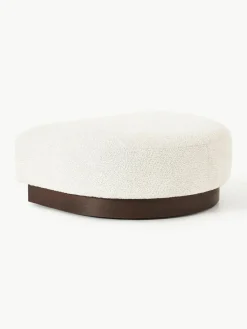 Sofa-Hocker Natalie aus Teddy-Bouclé