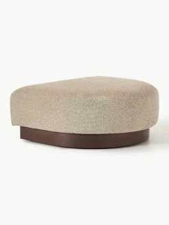 Sofa-Hocker Natalie aus Teddy-Bouclé