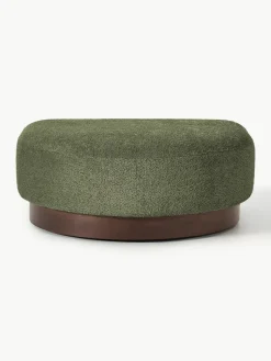 Sofa-Hocker Natalie aus Teddy-Bouclé