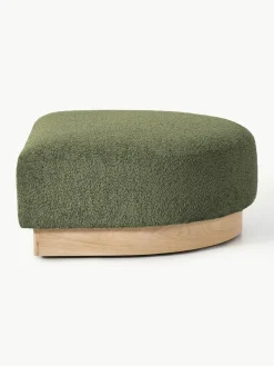 Sofa-Hocker Natalie aus Teddy-Bouclé